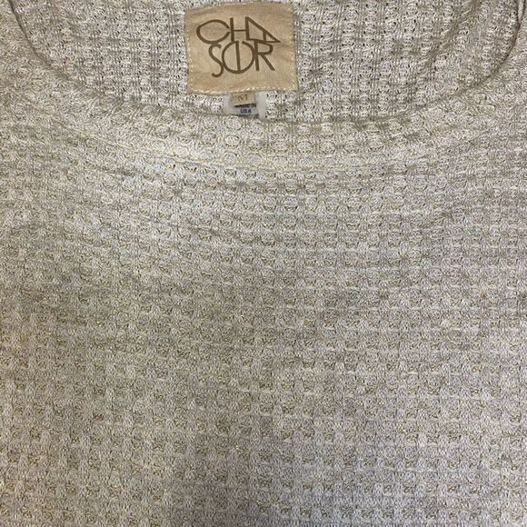 Chaser Brand Oatmeal Sweater Medium - Picture 3 of 5